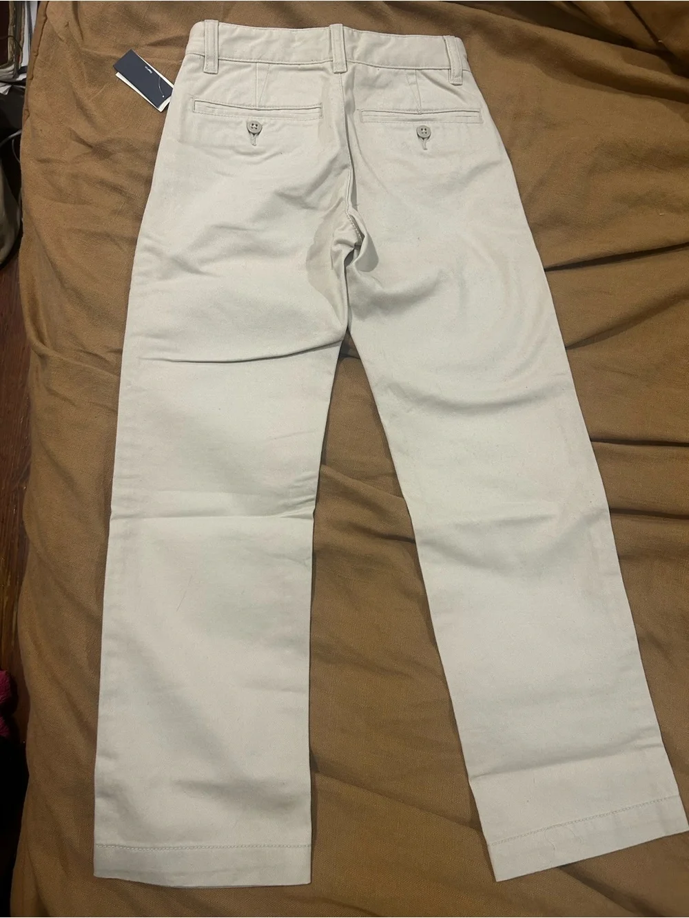 NEW! Boys Gap Kids Khaki Uniform Pants Size 8 Slim